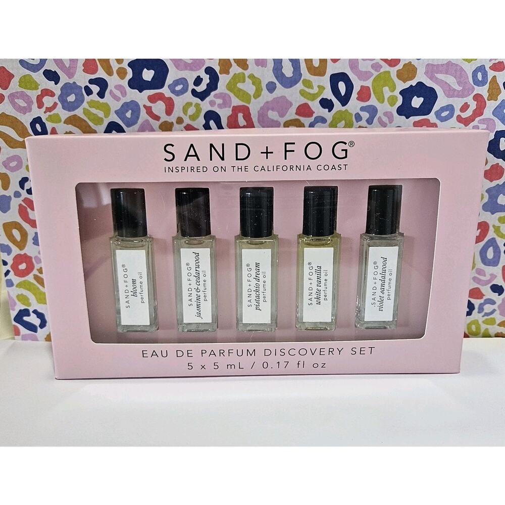 Sand+Fog Parfum Exploratory Parfum Oil Rollerball Set Discovery Set 5 Oil Rolls